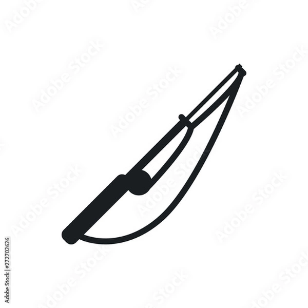 Fototapeta fishing vector icon
