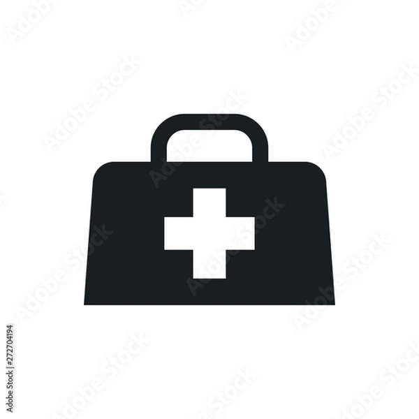 Obraz first aid kit vector icon