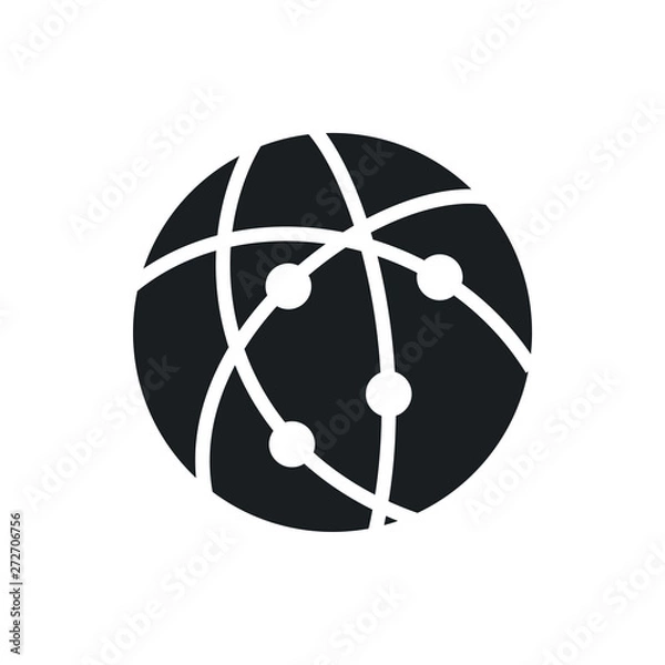 Fototapeta connection vector icon