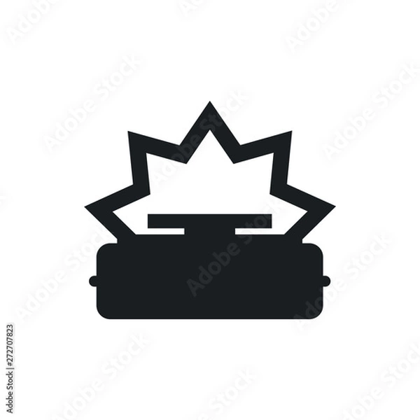 Fototapeta mine vector icon