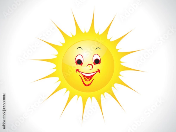 Fototapeta abstract sun icon