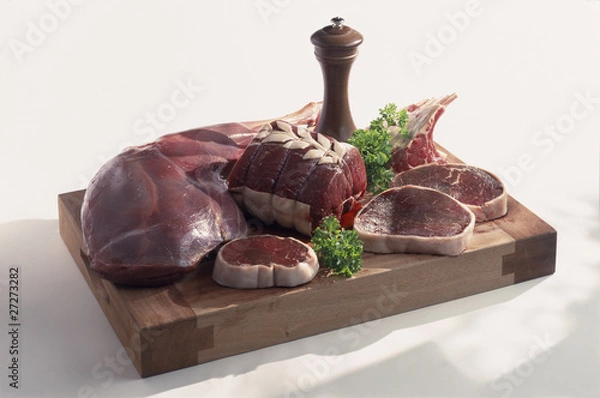 Fototapeta Assortiment de viandes