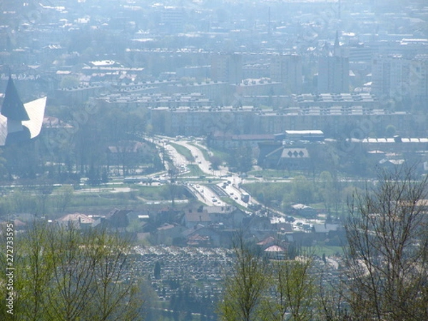 Obraz widok na miasto