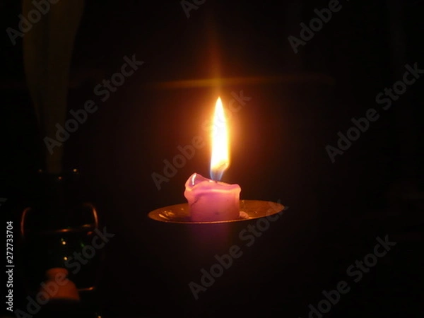 Obraz płomień świecy