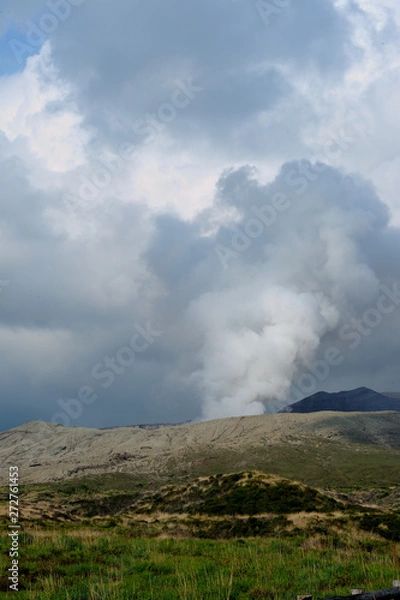 Fototapeta 阿蘇山 