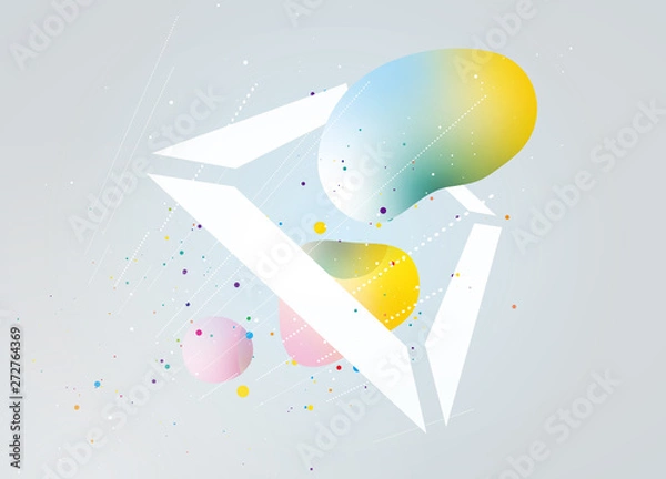 Fototapeta 背景素材　イメージ　グラデーション