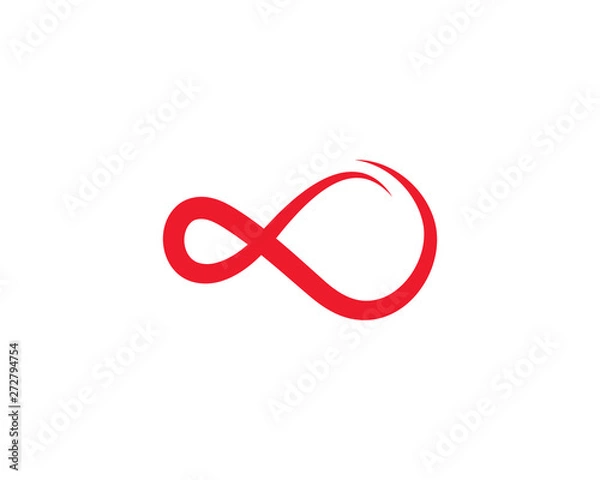 Fototapeta Infinity logo Vector Logo template