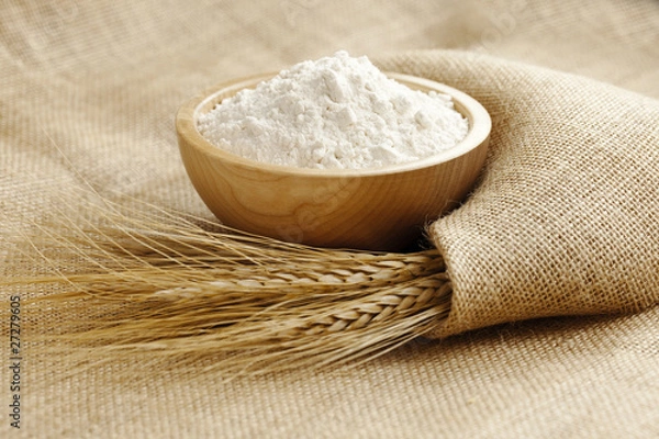 Obraz mąka pszenna