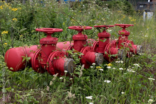 Obraz bouche d'incendie industriel