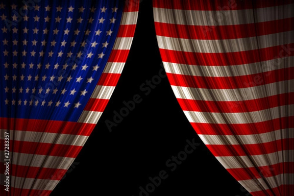 Obraz Theatre stage curtain