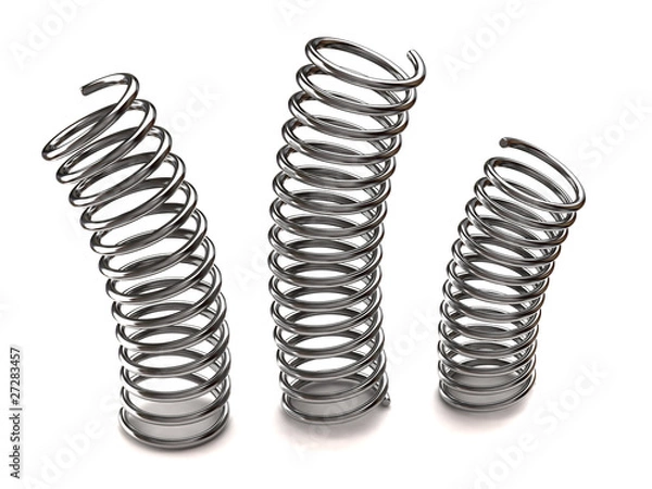 Obraz Srebrne sprężyny