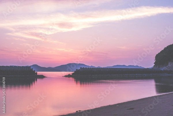 Fototapeta 香川県夕焼け