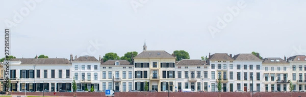 Fototapeta Panoramic view of Zutphen in Gelderland