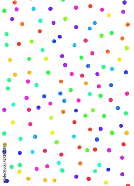 Obraz abstract watercolor dots background illustration