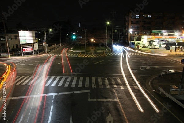 Fototapeta 夜光線