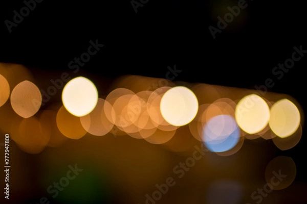 Fototapeta     Christmas background. abstract background with bokeh defocused lights and stars