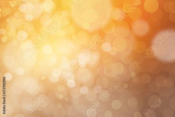 Fototapeta orange bokeh background with soft light