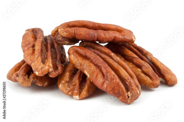 Obraz Peeled pecan nuts