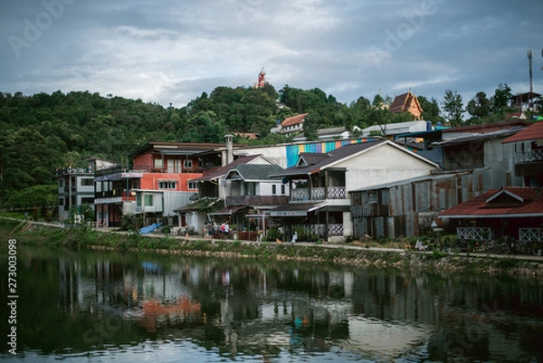 Obraz Waterfront village