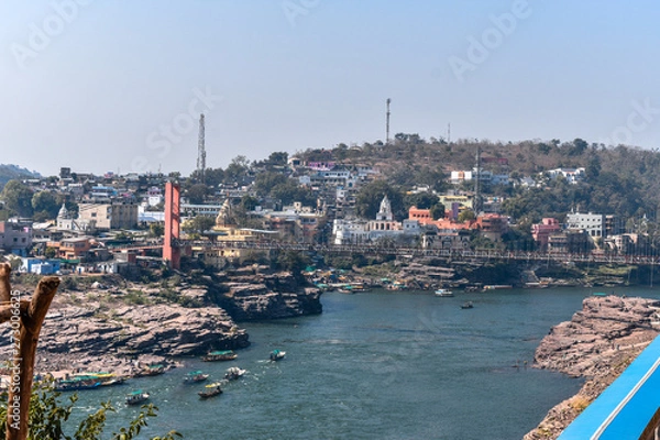 Obraz Temple on River corner