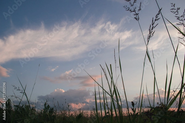 Obraz sunset over lake
