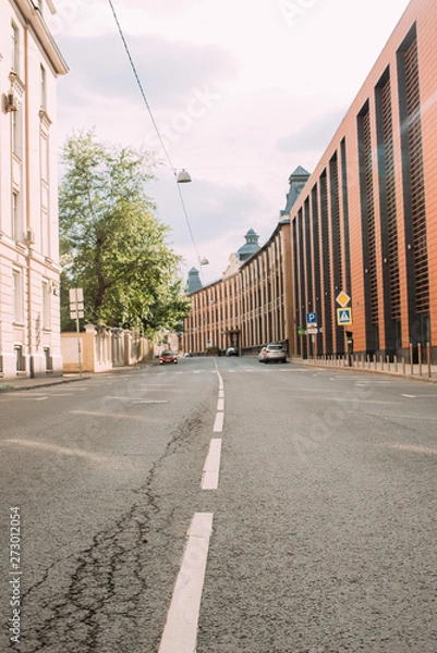 Obraz street in the city