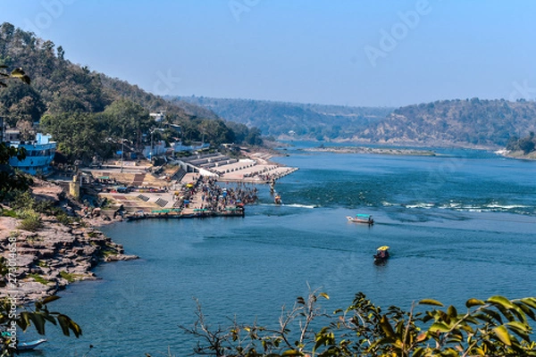 Obraz Temple on River corner