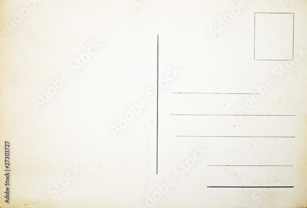 Fototapeta Empty postcard