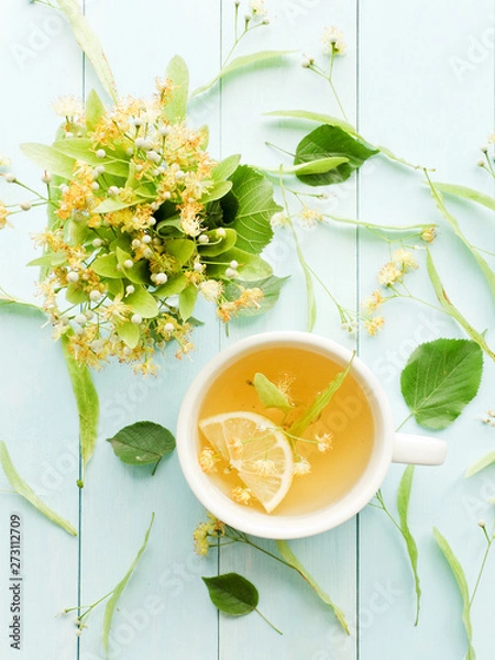 Obraz Linden flowers tea