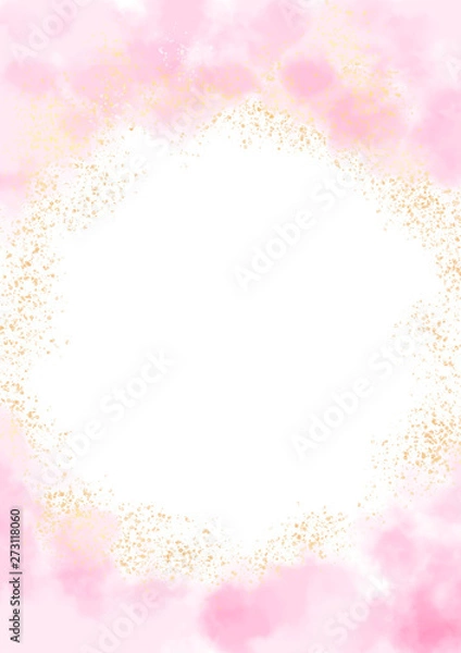 Obraz watercolor background for invitation