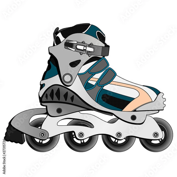 Fototapeta Inline Skate Boot