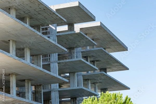 Obraz Structure in reinforced concrete building