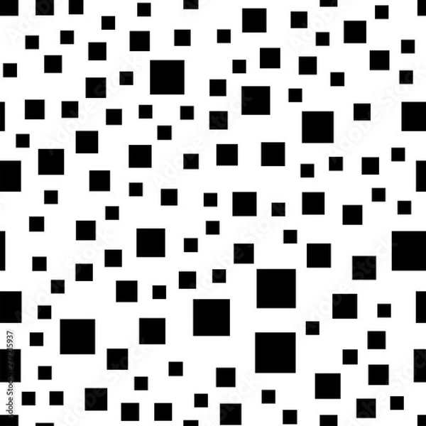 Fototapeta Random squares pattern. Abstract background. Geometrical square elements texture.