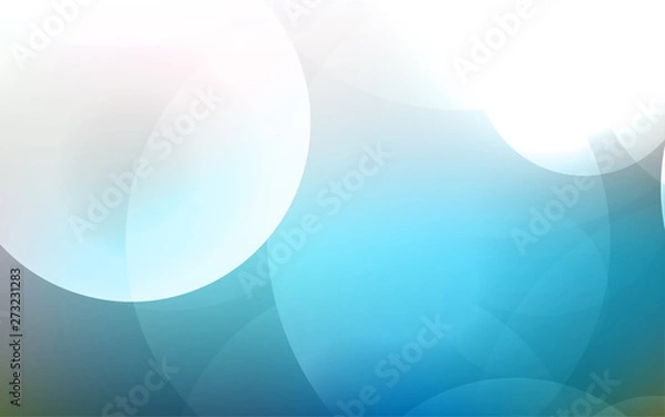 Fototapeta Abstract Bokeh white circle background