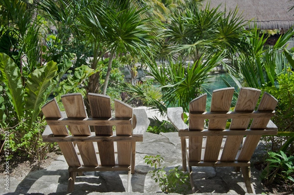 Obraz Chairs in the forest