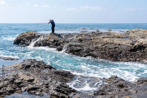 Fototapeta 江ノ島の稚児ケ淵
