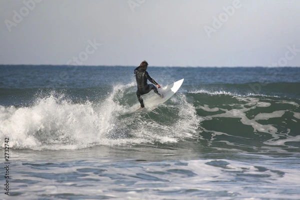 Fototapeta surfer making a floater