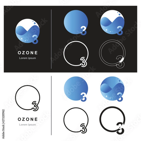 Obraz Ozone logo design