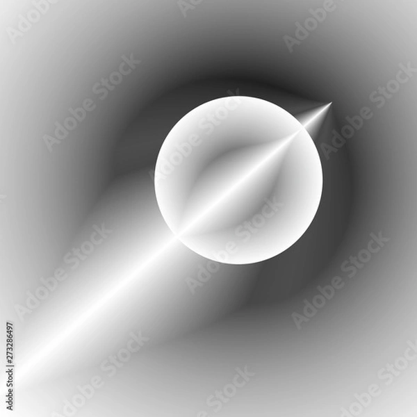 Fototapeta Digital Art, abstract three-dimensional objects with soft lighting, Germany