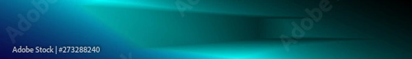 Obraz Digital Art, panoramic, abstract three-dimensional objects with soft lighting, Germany