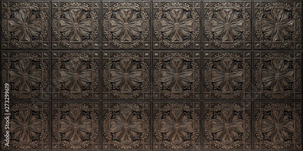 Obraz Vintage decorative pattern. 3D rendering.