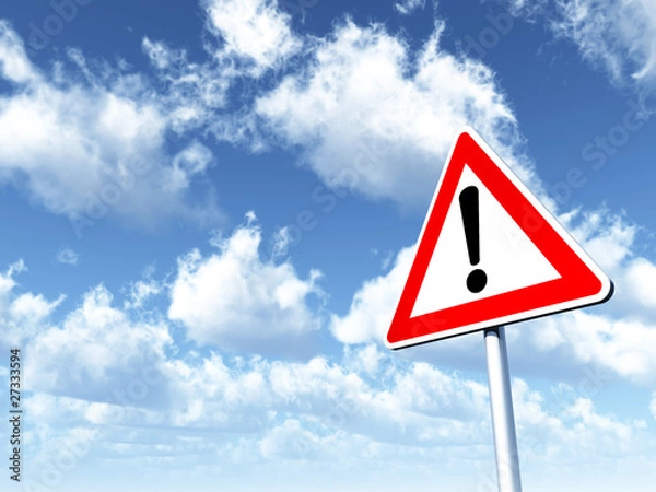 Obraz gefahrenstelle