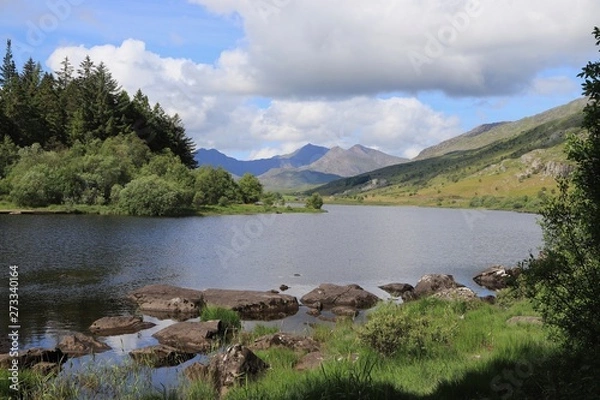 Obraz Snowdon Horseshoe, at Llyn Mymbyr