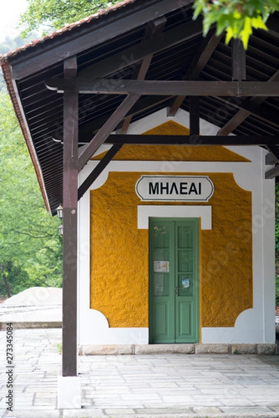 Obraz train station