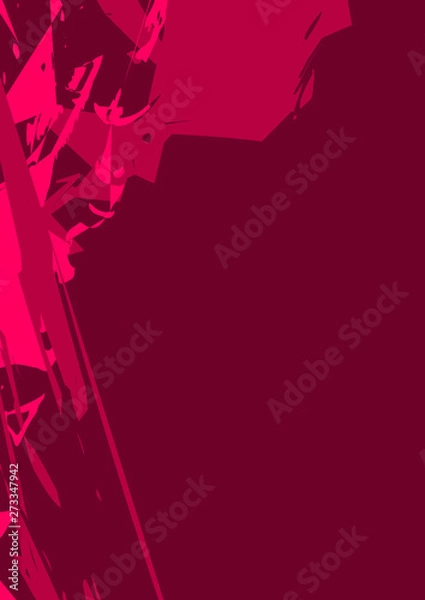 Fototapeta Modern art. Colorful contemporary artwork. Color geometric strokes.