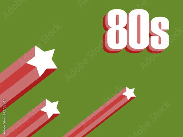 Fototapeta 80s stars