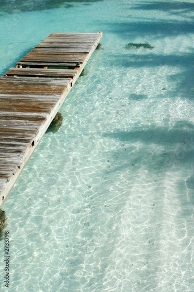 Obraz rustic caribbean dock