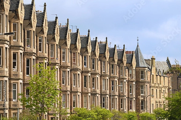 Obraz Victorian housing, Edinburgh