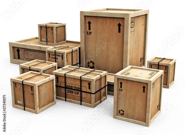 Obraz Wood Crates