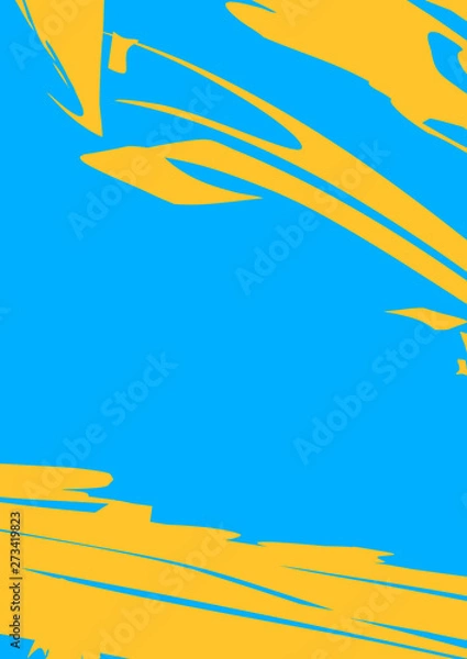 Fototapeta Modern art. Colorful backgorund. Color geometric strokes.